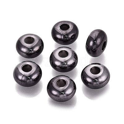 UV Plating Opaque Acrylic European Beads PACR-T017-19M-M3-1
