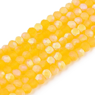 Transparent Glass Beads Strands EGLA-A044-T2mm-MB05-1