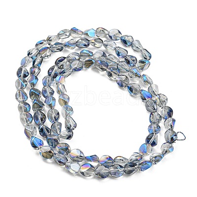 Electroplate Glass Beads Strands EGLA-G037-04A-1