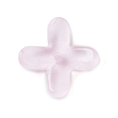Transparent Glass Beads Caps GLAA-A011-12B-1