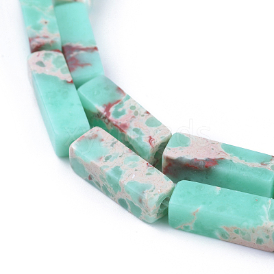 Synthetic Imperial Jasper Beads Strands G-E508-02G-1