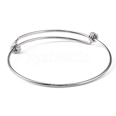 Tarnish Resistant Adjustable 316 Surgical Stainless Steel Expandable Bangle Making LS-MAK-M188-02-1