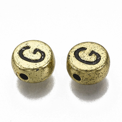 Plating Acrylic Beads X-PACR-CD0001-G-1