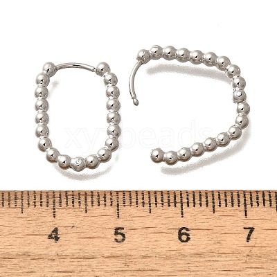 304 Stainless Steel Hoop Earrings for Women EJEW-M068-08B-P-1