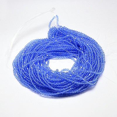 Transparent Glass Beads Strands EGLA-A039-T3mm-D07-1