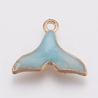 Zinc Alloy Enamel Pendants PALLOY-I124-06G-A-1