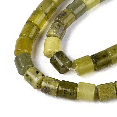 Natural Xiuyan Jade Beads Strands G-T141-86A-1