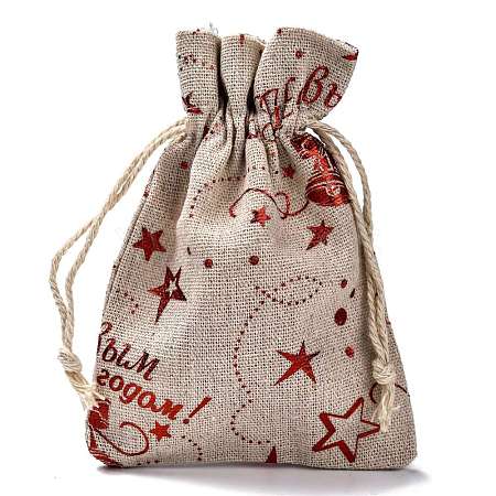 Cotton Gift Packing Pouches Drawstring Bags ABAG-B001-01B-06-1