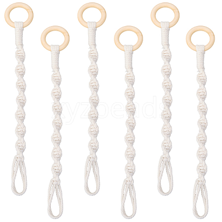 Cotton & Linen Weaving Flower Plant Hanger FIND-WH20008-37-1