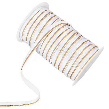 Polyester Satin Piping Ribbon OCOR-WH0091-32B-1