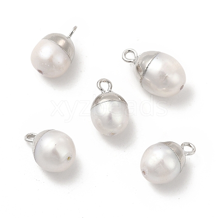 Natural Pearl Pendants PEAR-P004-45P-1