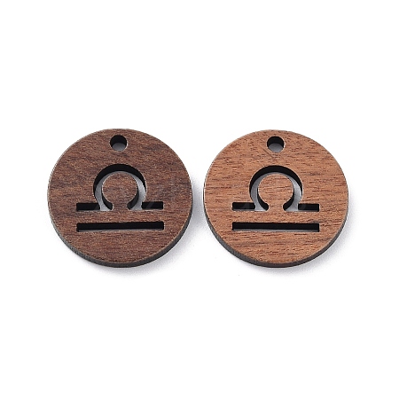 Walnut Wood Laser Cut Pendants WOOD-Q051-06D-1