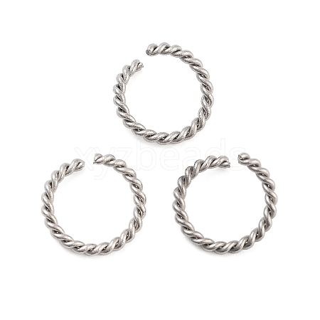 Tarnish Resistant 304 Stainless Steel Jump Rings STAS-F191-11P-C-1