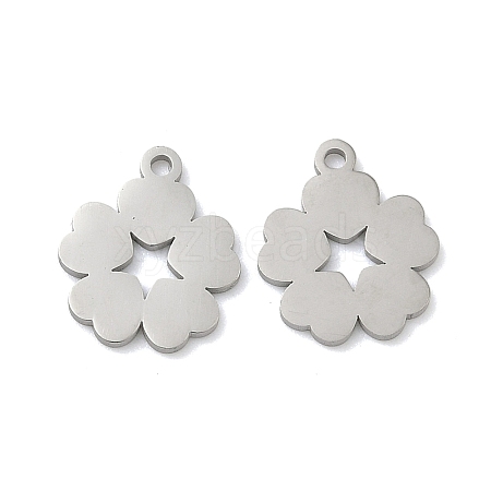 304 Stainless Steel Charms STAS-P433-01B-P-1