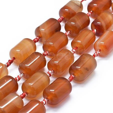 Natural Carnelian Beads Strands G-I245-04A-1