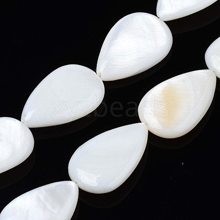 Natural Sea Shell Beads Strands SSHEL-Q296-43-1