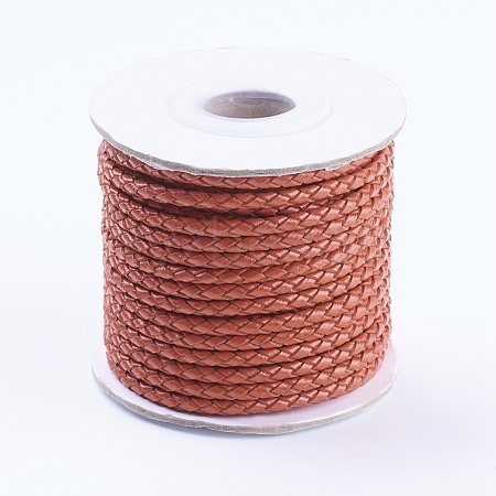 Round Braided Cowhide Cords WL-L009-01H-1