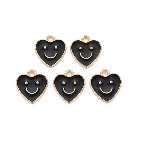 Alloy Enamel Charms ENAM-T016-12B-RS-1