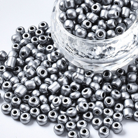 6/0 Glass Seed Beads SEED-S058-A-F213-1
