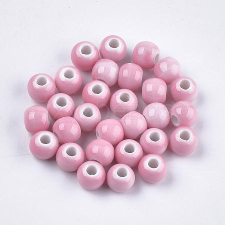 Handmade Porcelain Beads X-PORC-S498-20B-01-1