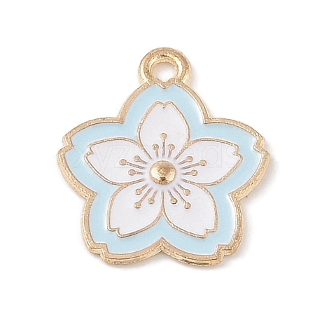 Alloy Enamel Pendants ENAM-Z010-25C-KCG-1