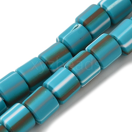 Polymer Clay Beads Strands CLAY-H006-01K-1