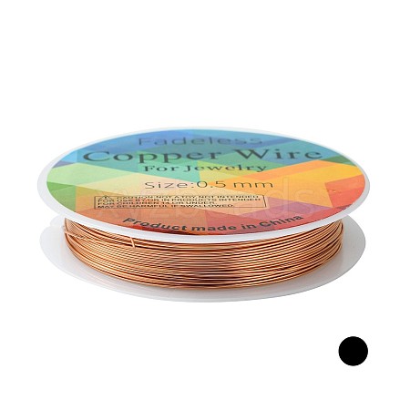 Copper Jewelry Wire CWIR-CW0.5mm-14-1