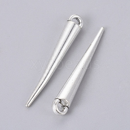 Tibetan Style Alloy Spike Pendants LS-TIBEP-A16461-AS-RS-1