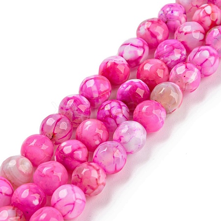 Natural Agate Bead Strands G-G882-6mm-C01-7-1