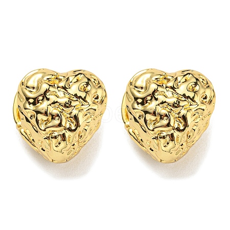 Heart Hoop Earrings EJEW-G355-05G-1