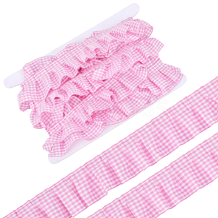 5Yards Polyester Wrinkle Ribbons OCOR-HY0001-80B-1