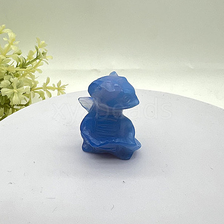 Synthetic Blue Sculpture Display Decorations PW-WG48B4B-10-1