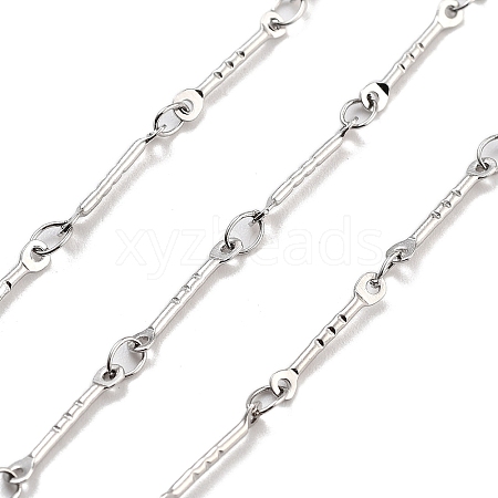 304 Stainless Steel Bar Link Chain CHS-H026-03P-1