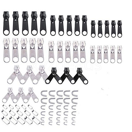 84pcs Zipper Repair Kit LS-PALLOY-WH0020-06-1