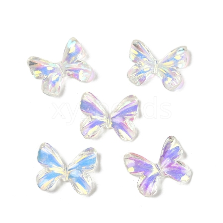 AB Color Transparent Epoxy Resin Decoden Cabochons CRES-S367-08-1
