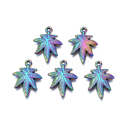 Rainbow Color Alloy Pendants PALLOY-N156-215-1