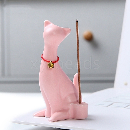 Cat Ceramic Incense Burners Holder PW-WGA6884-02-1