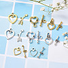 Tibetan Style Alloy Toggle Clasps PALLOY-TA0001-89-RS-20