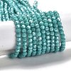 Electroplate Opaque Glass Beads Strands LS-EGLA-A035-P4mm-A12-1