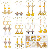 SUNNYCLUE DIY Bee Dangle Earring Making Kit DIY-SC0020-43-1