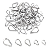 Unicraftale 60Pcs 5 Style 304 Stainless Steel Wire Guardian and Protectors STAS-UN0023-79-2