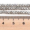 Electroplate Glass Beads Strands EGLA-A034-T2mm-B19-1-3
