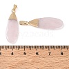 Natural Rose Quartz Pendants GG-CBA9F30-03G-07-3