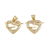 Brass Micro Pave Cubic Zirconia Pendants ZIRC-I367-12G-01-1