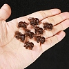 Natural Ice Obsidian Carved Elephant Beads PW-WGDD892-01-3