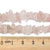 Natural Rose Quartz Chips Beads Strands F007-3-6