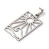 Non-Tarnish 304 Stainless Steel Pendants STAS-U010-14P-2