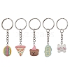 Bear/Cat/Food/Cloud Resin Keychain KEYC-JKC00650-1