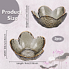 Glass Salad Bowl AJEW-WH0348-469A-2
