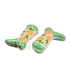 Boot Baking Paint Glass Enamel  Beads LAMP-C020-02H-3